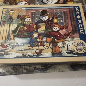 Cobble Hill 500 piece puzzle Song for the Season. Complete!!